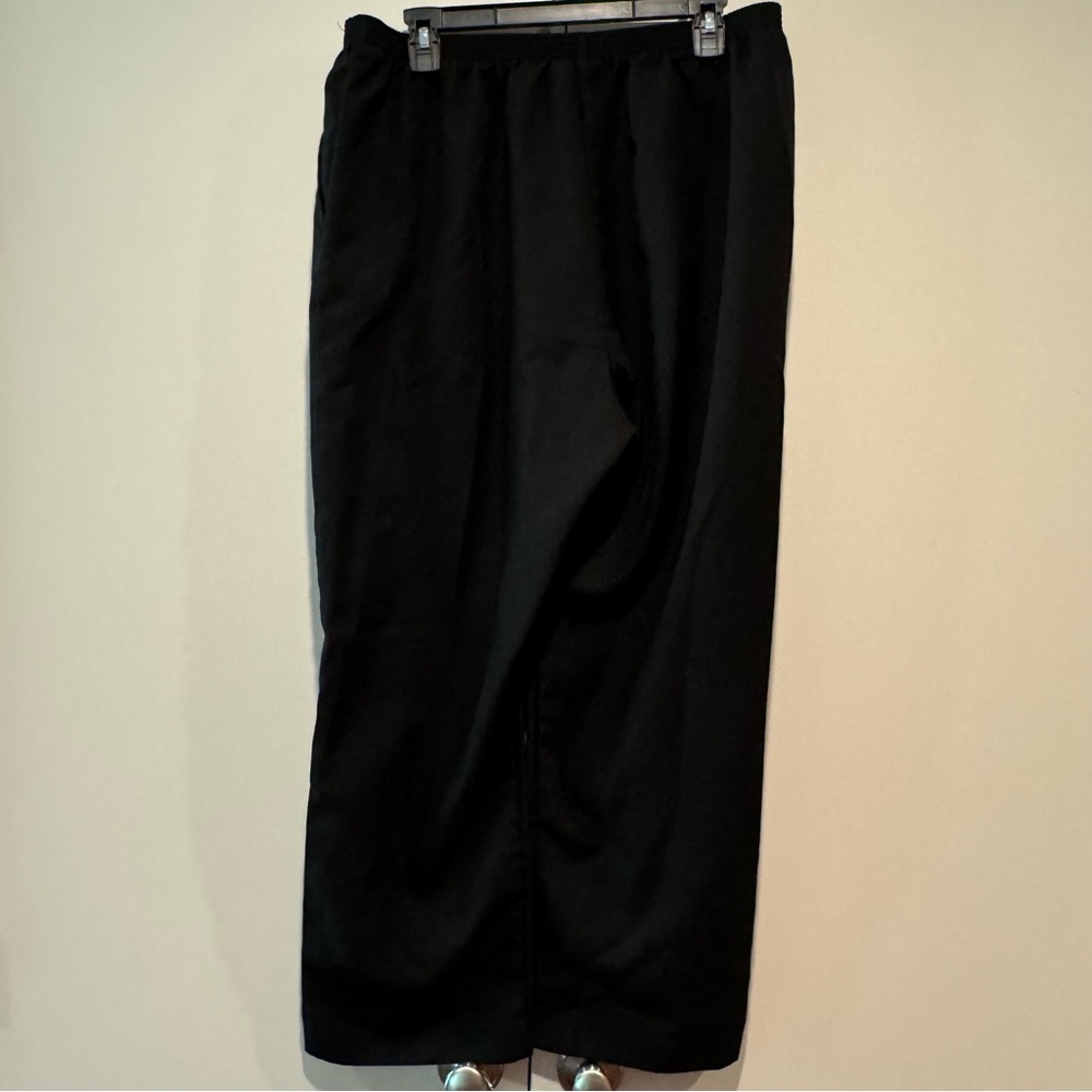 Alfred Dunner Classic Black Straight Leg Pants